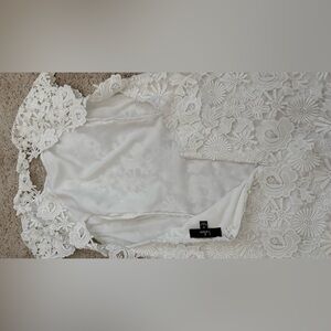 Lulus White Lace Dress